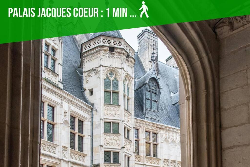Les Quatre Piliers - 1 Min Palais Jacques Coeur Apartment Bourges Bagian luar foto